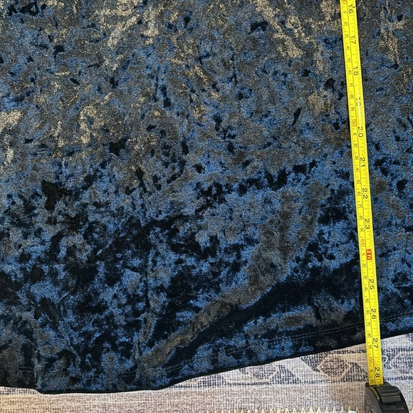 Black Velvet BabyDoll Dress - Picture 5 of 8